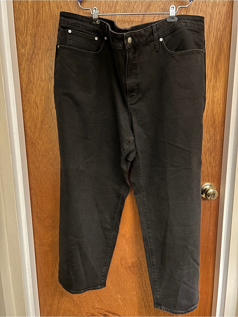 Madewell Women's Black Plus Perfect Vintage Wide Leg Jean